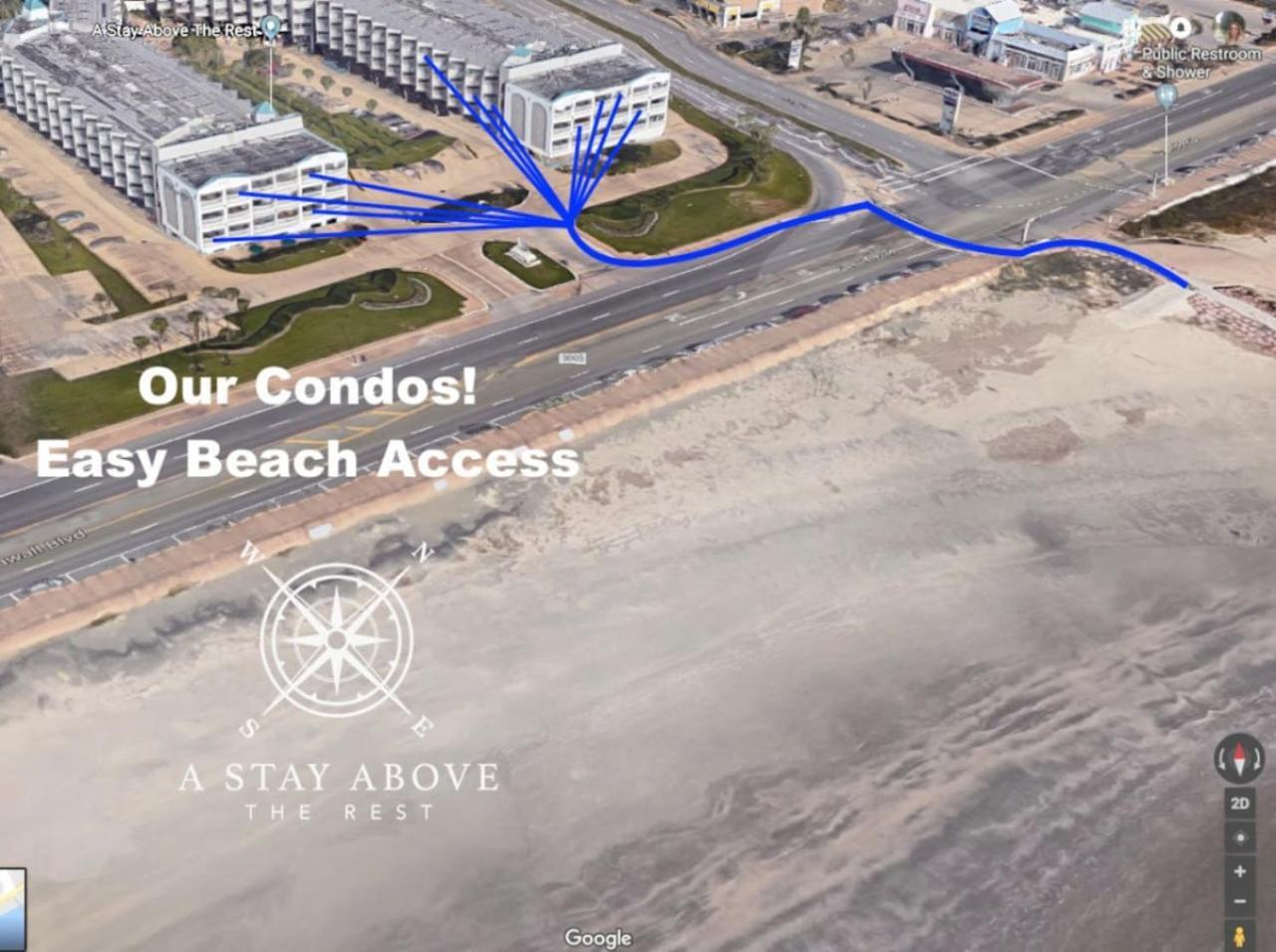 Cdm 304 - Beachfront Serenity Galveston Exterior foto